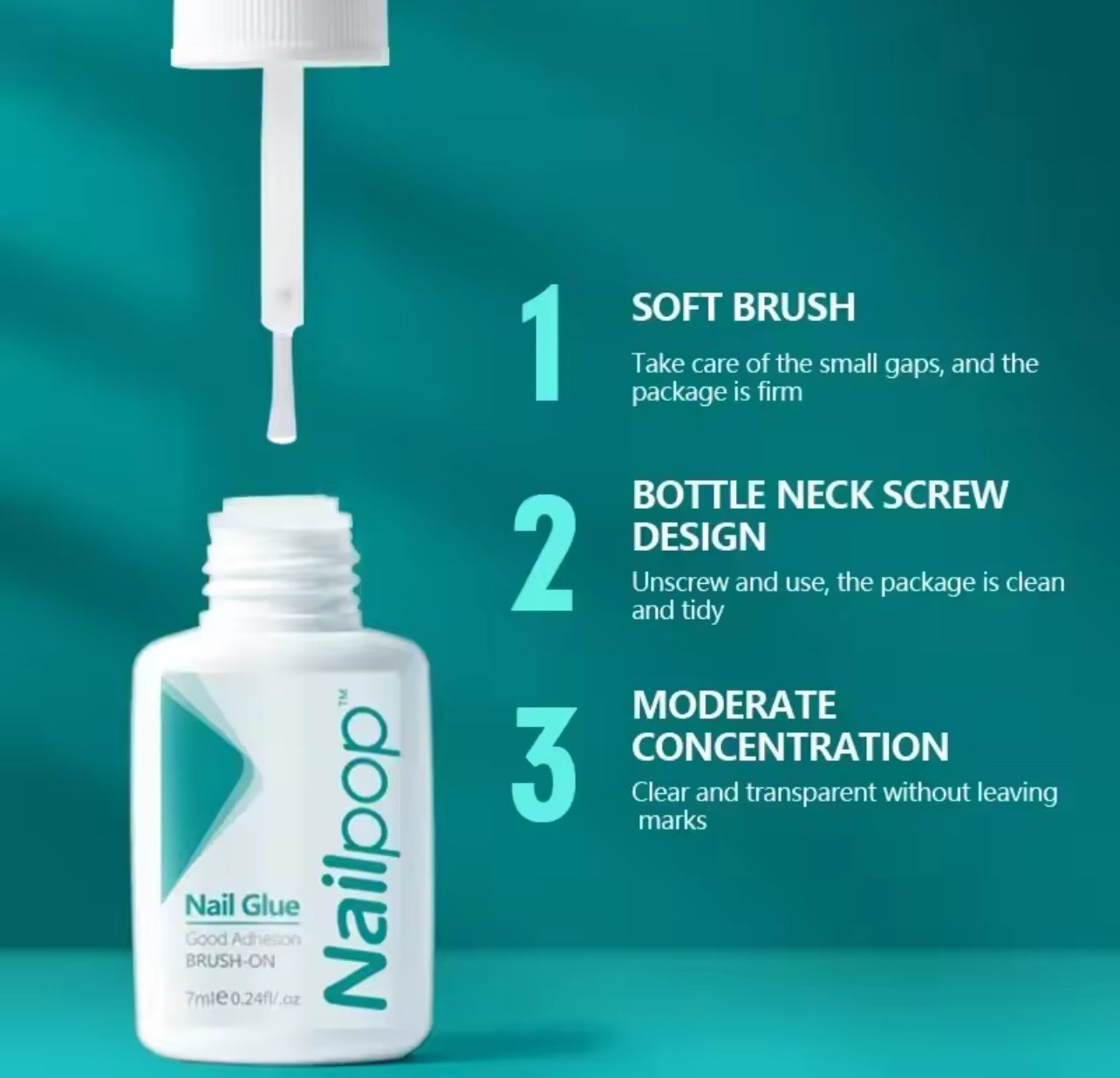 Brush-On Nail Glue