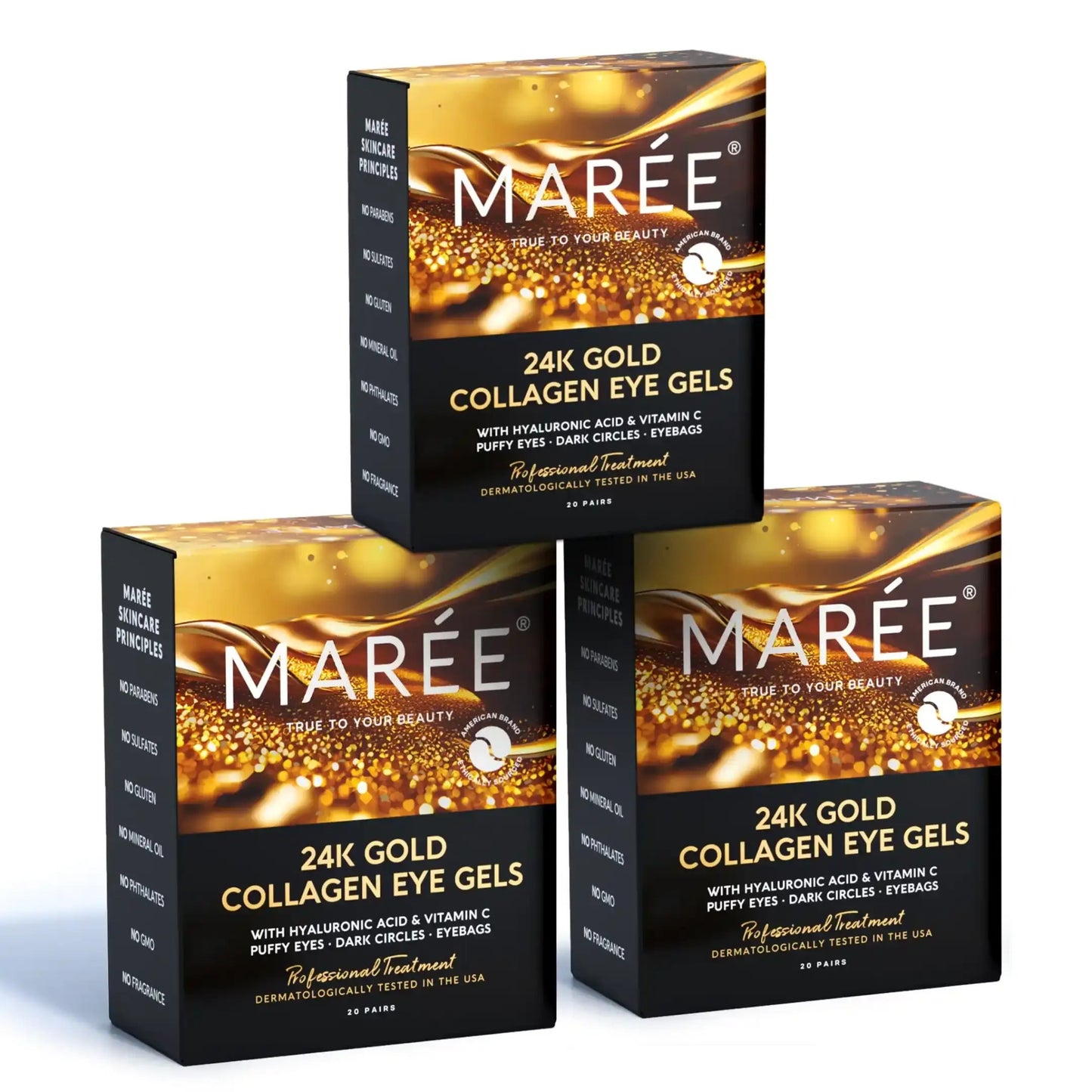 24K Gold Anti - Aging Eye Patches - GloMode