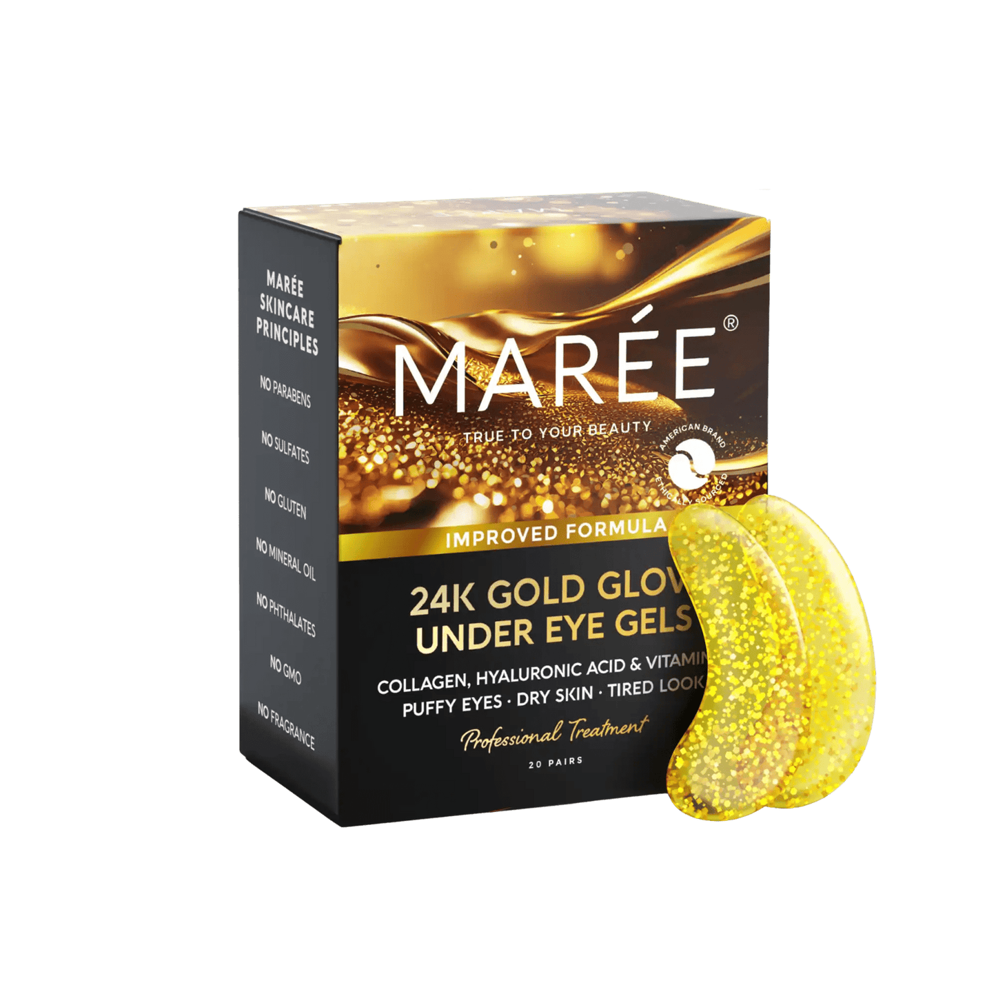 24K Gold Anti - Aging Eye Patches - GloMode