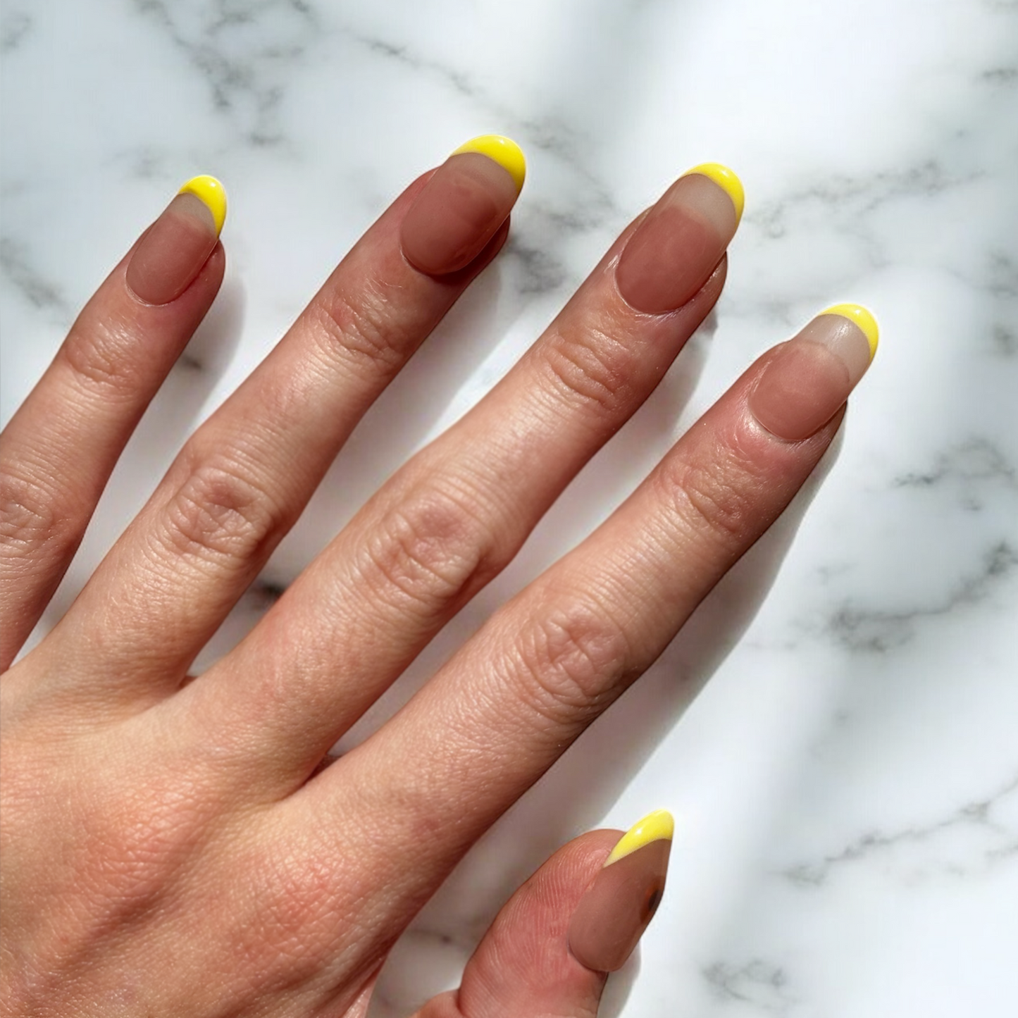 When Life Gives You Lemons ๐ NFC Nails That Share Your Socials