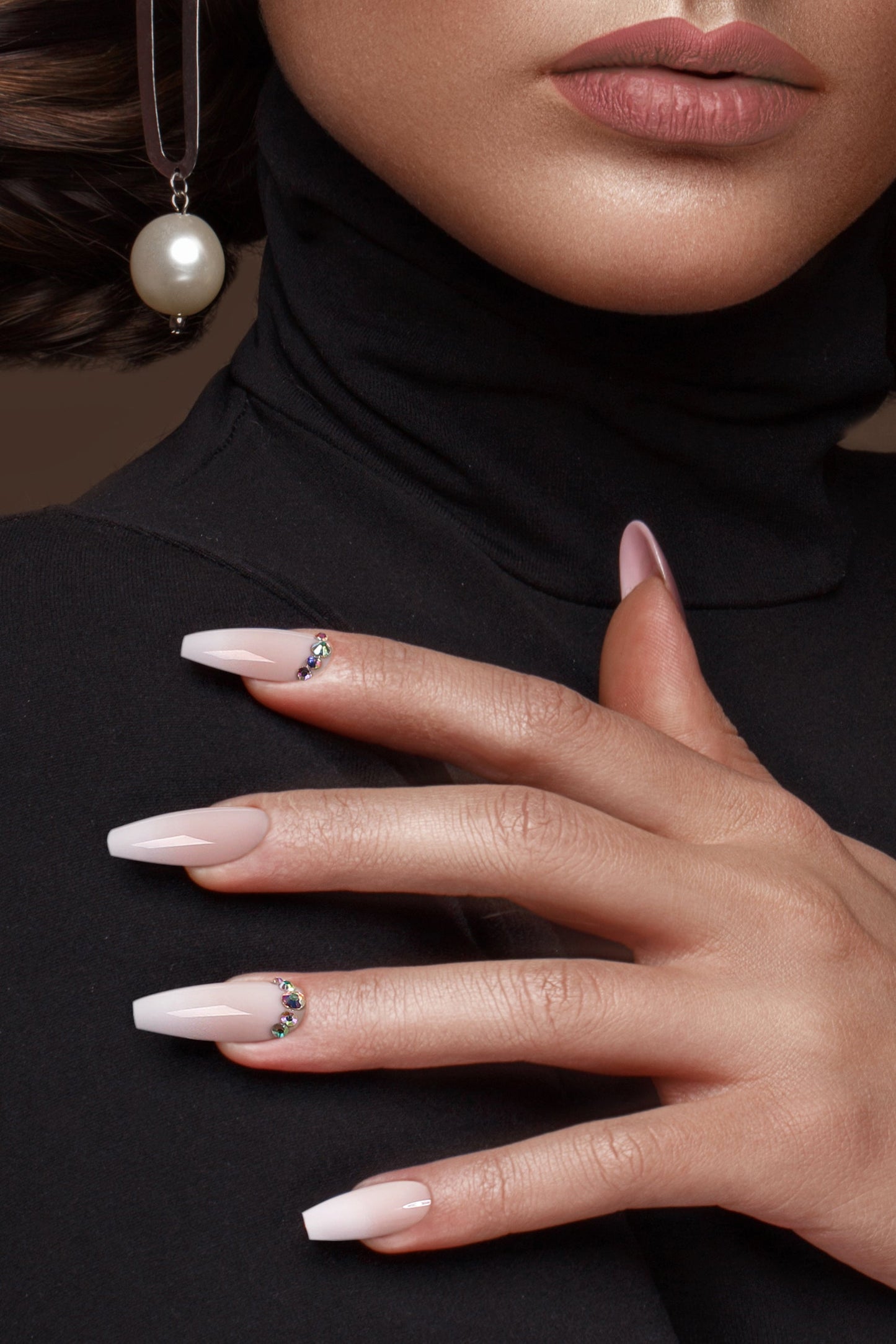 Bonmuz Strawberry Mousse | Soft & Durable Press - On Nails - GloMode