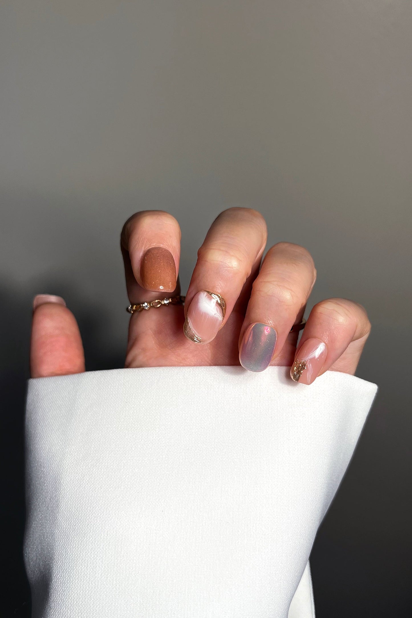 Bonmuz Rose Gold Rush | Pro Handmade Gel Nails - GloMode