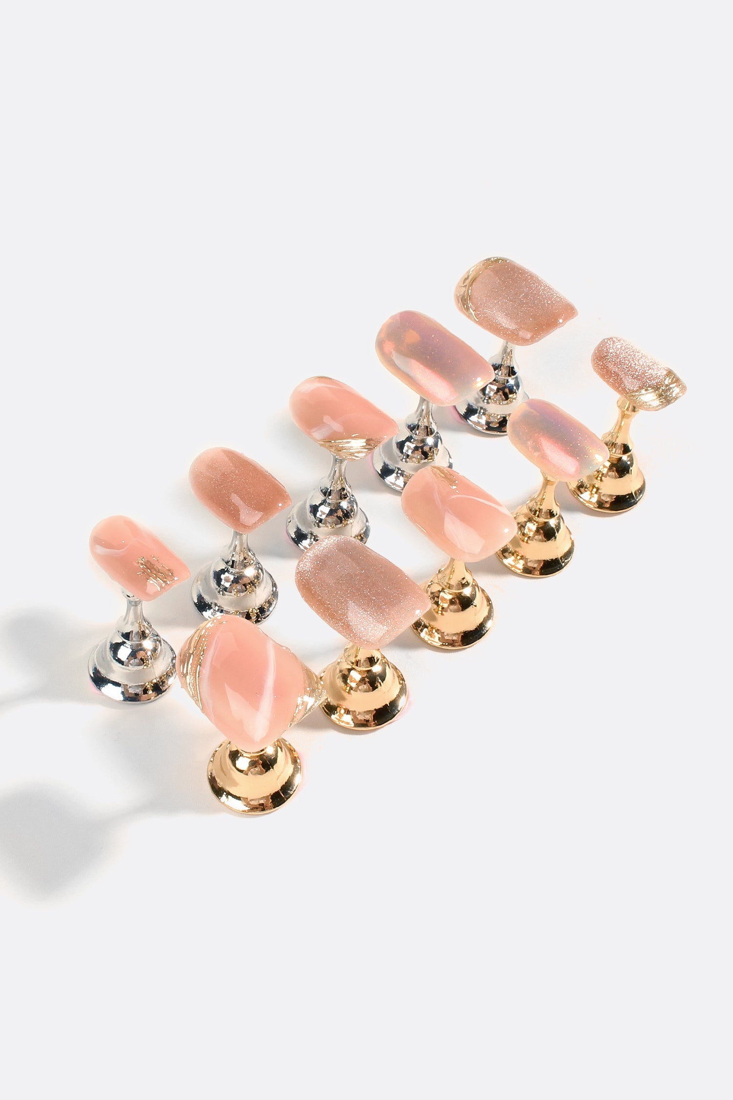 Bonmuz Rose Gold Rush | Pro Handmade Gel Nails - GloMode