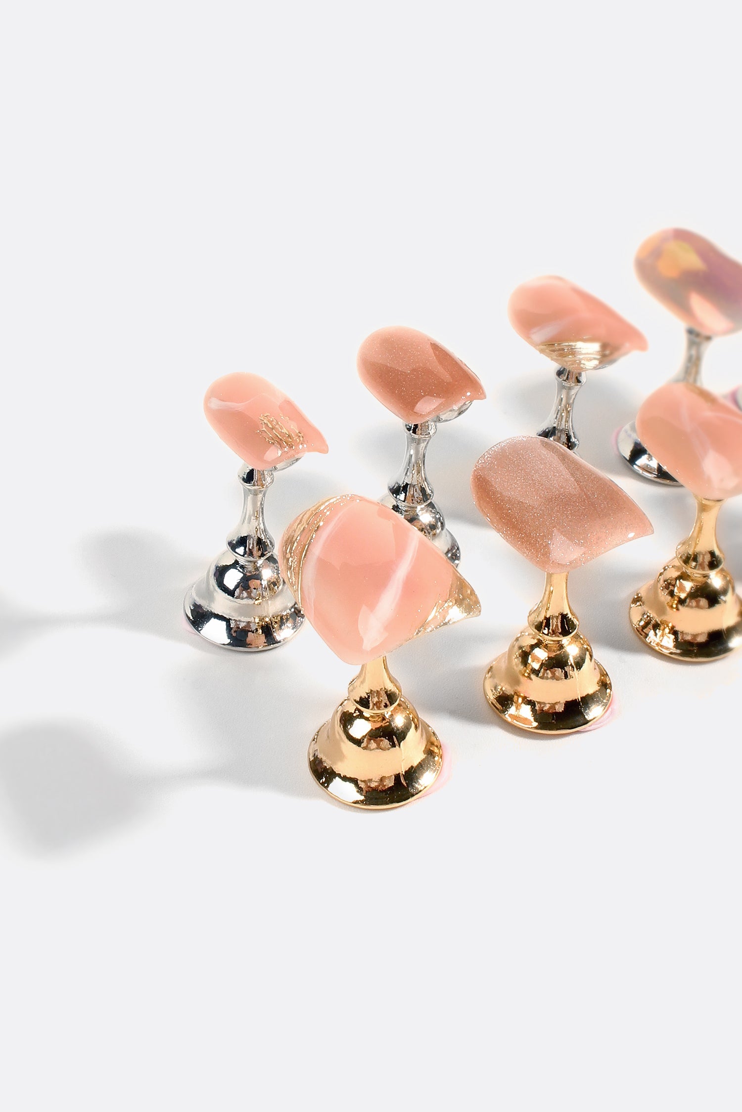 Bonmuz Rose Gold Rush | Pro Handmade Gel Nails - GloMode