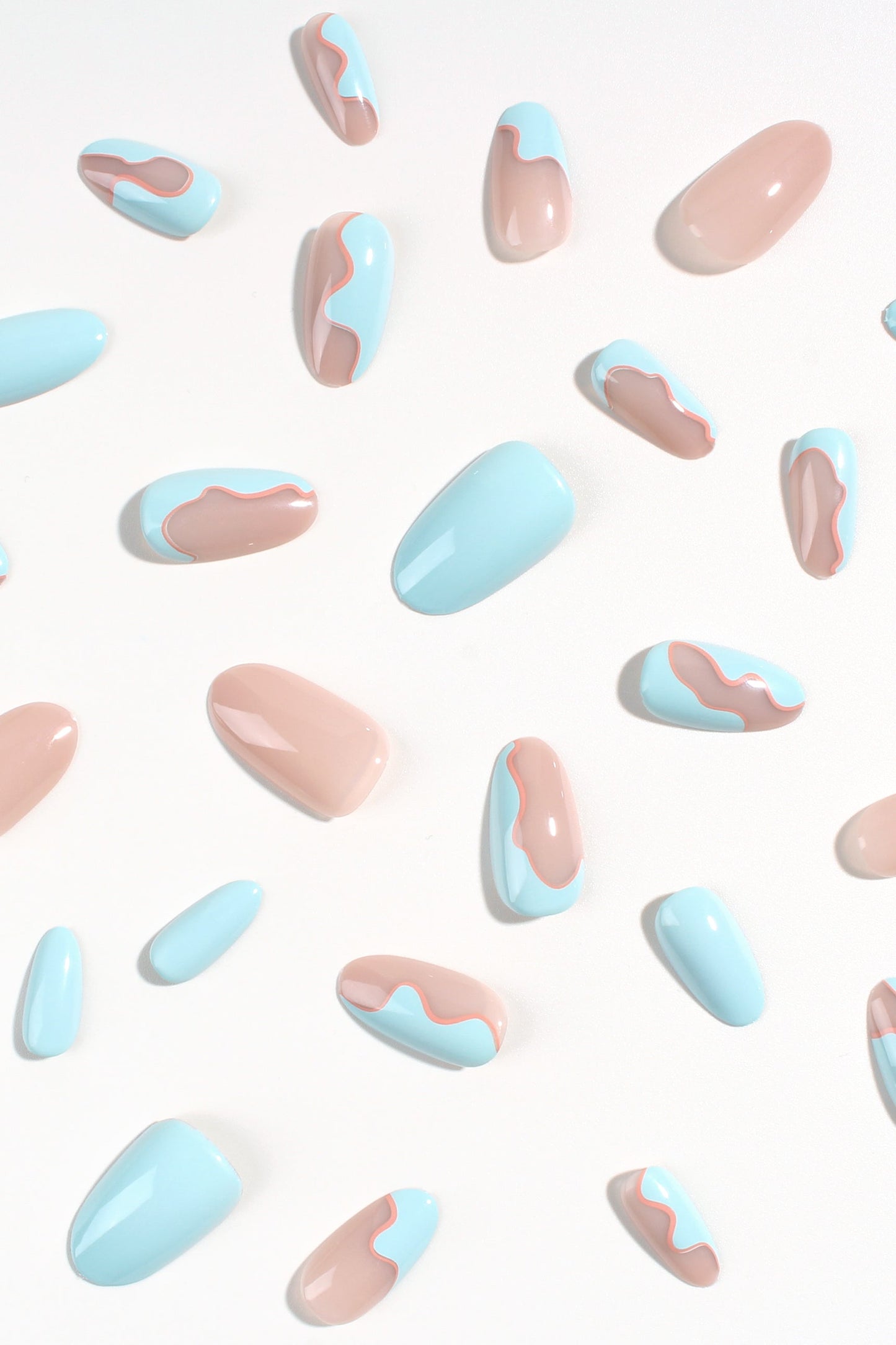 Bonmuz Seabed Blossom | Soft & Durable Press - On Nails - GloMode