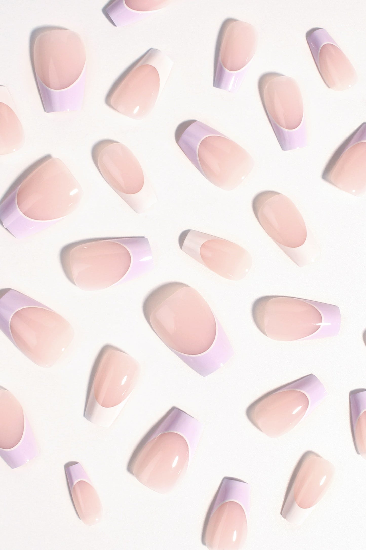 Bonmuz Lilac Touch | Soft & Durable Press - On Nails - GloMode