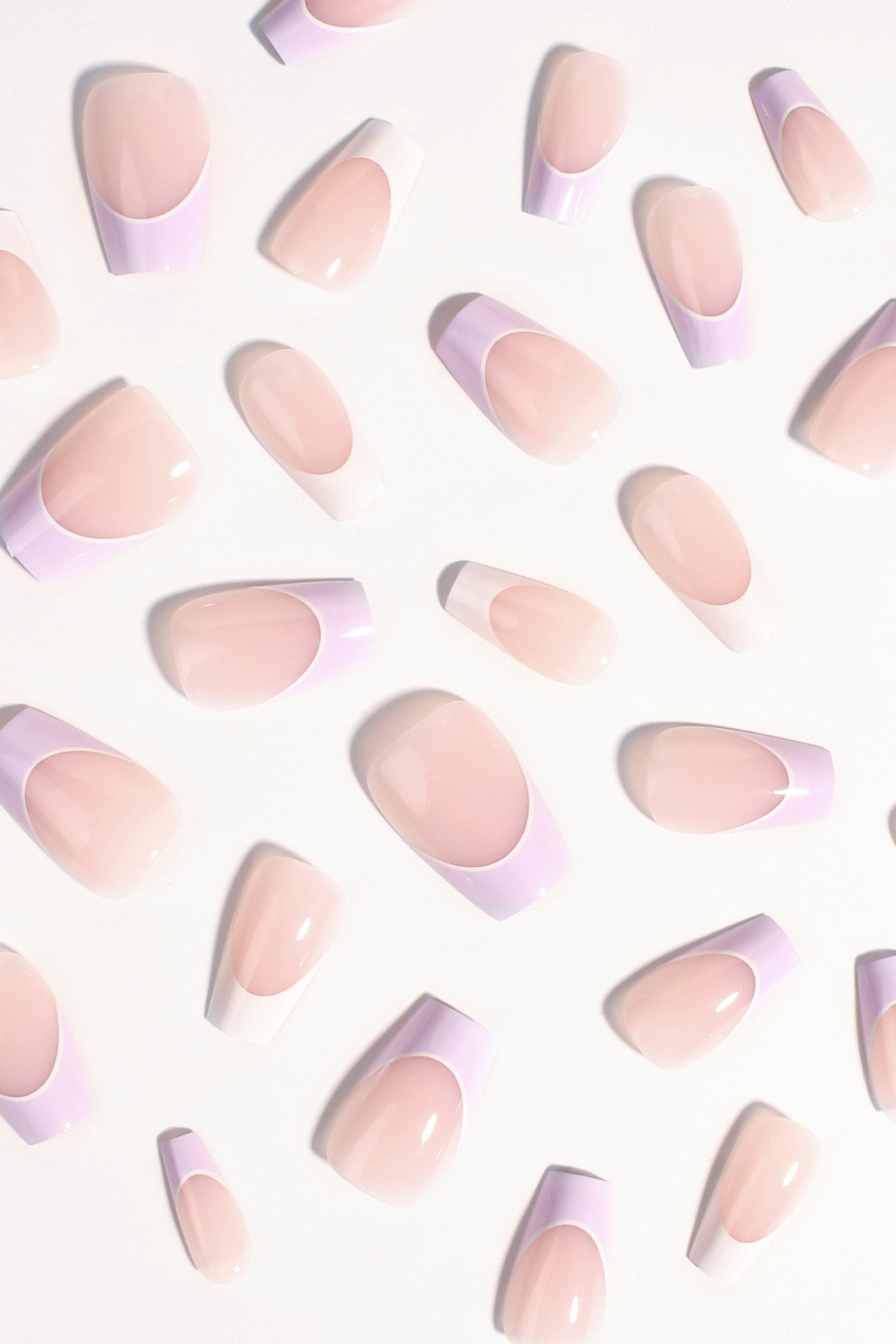 Bonmuz Lilac Touch | Soft & Durable Press - On Nails - GloMode