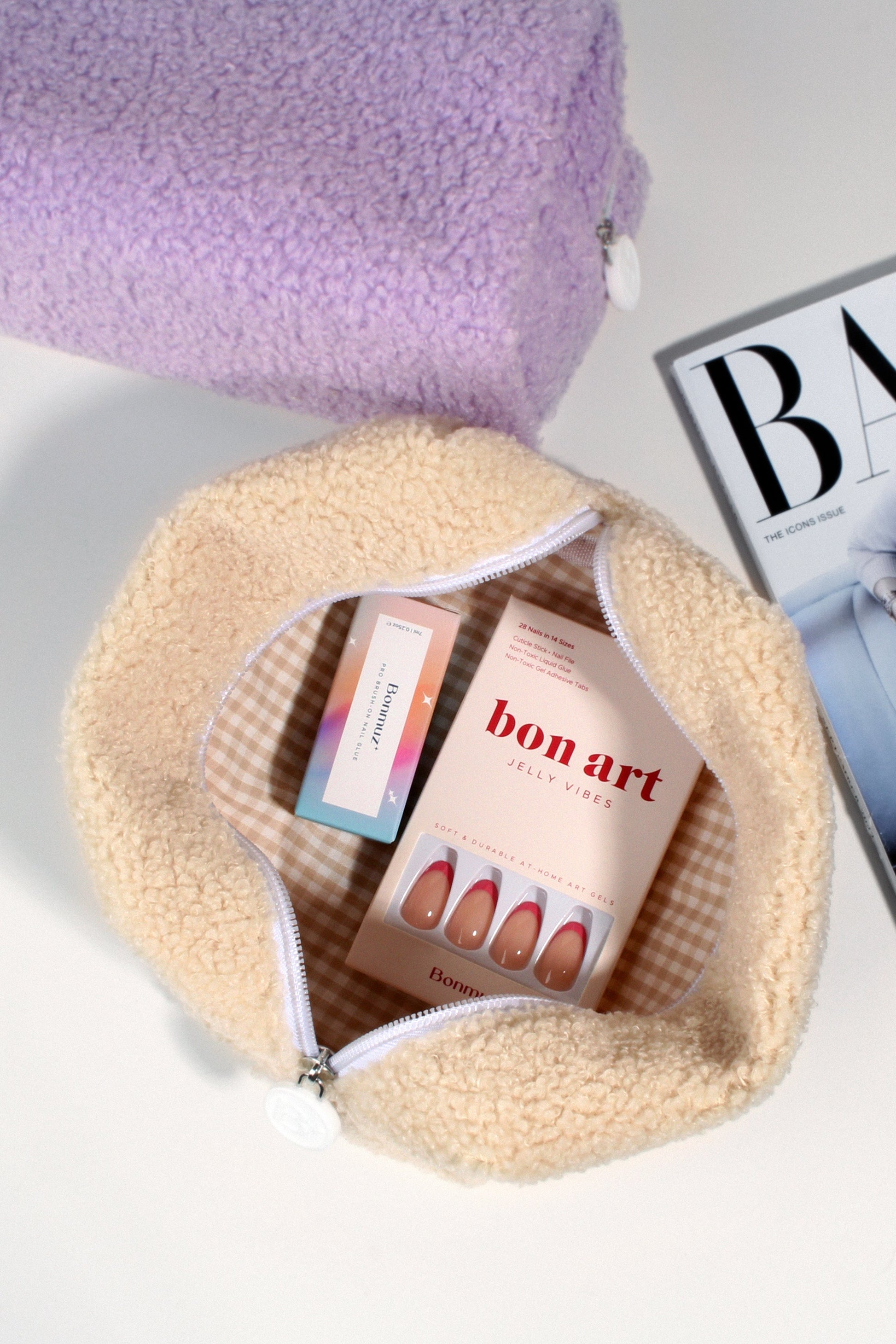 Bonmuz Polar Puff Cosmetic Bag - GloMode