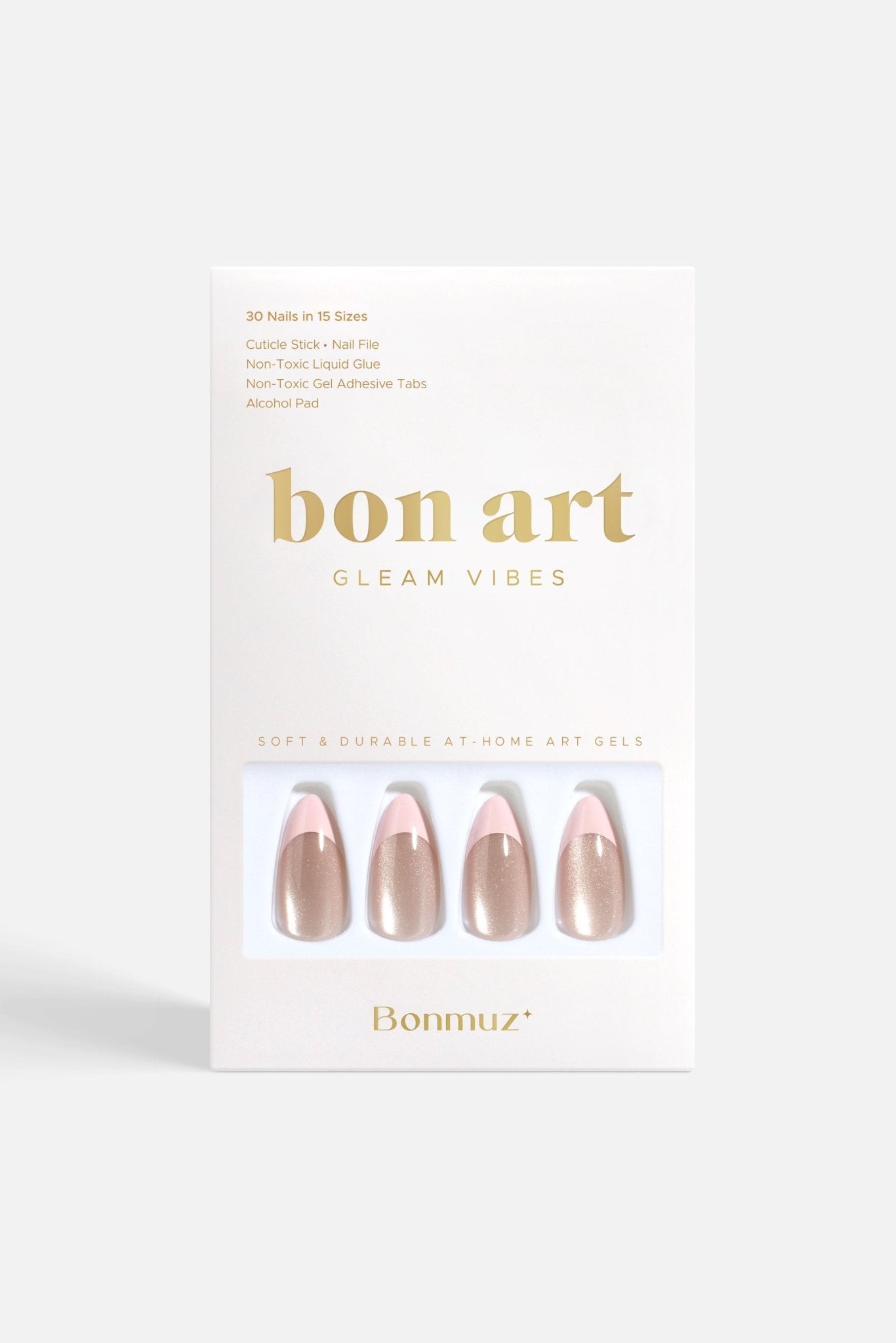 Bonmuz Ballet Quartz | Soft & Durable Press - On Nails - GloMode