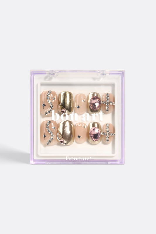 Bonmuz Baroness's Bloom | Pro Handmade Gel Nails - GloMode