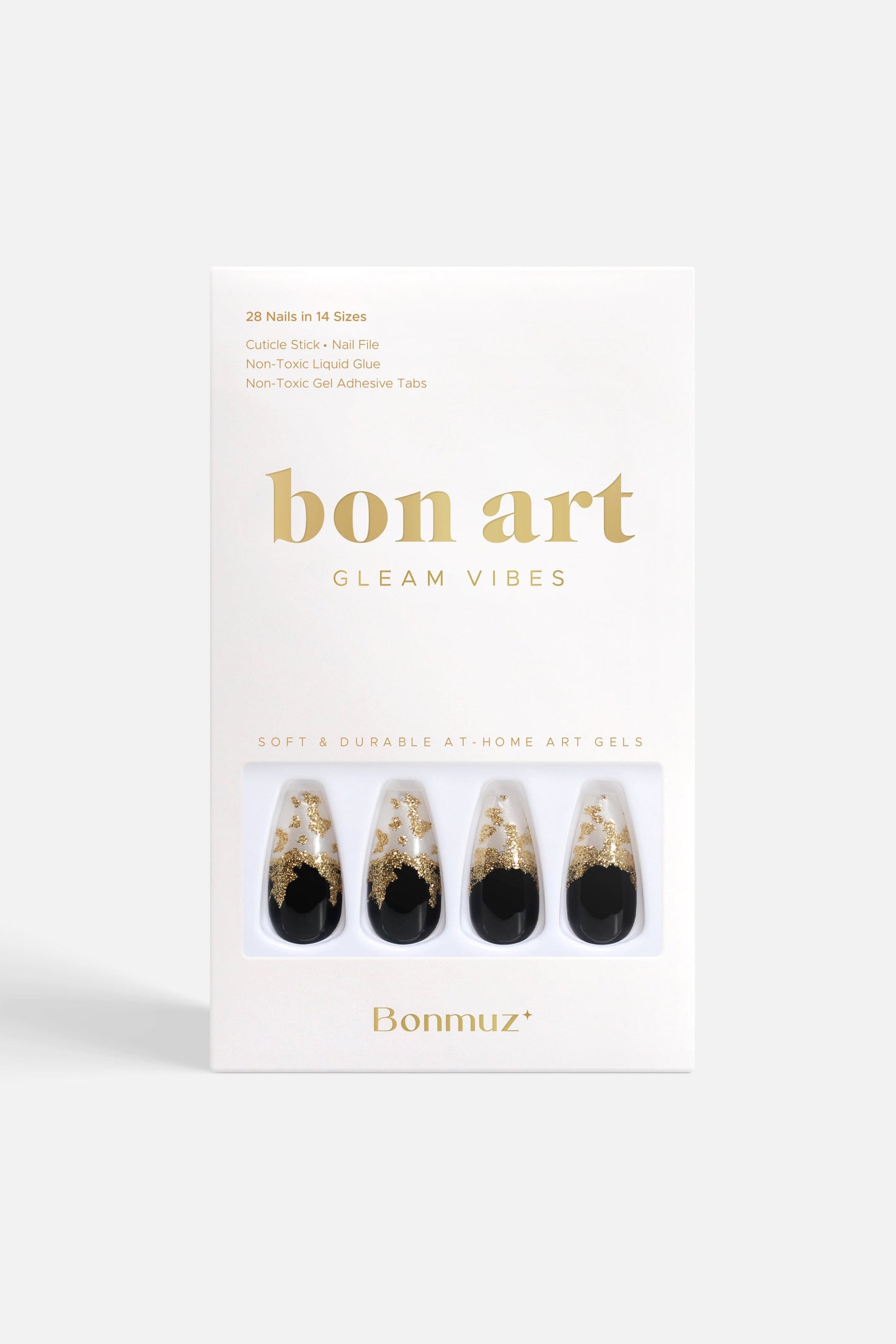 Bonmuz Party Sparkle | Soft & Durable Press - On Nails - GloMode