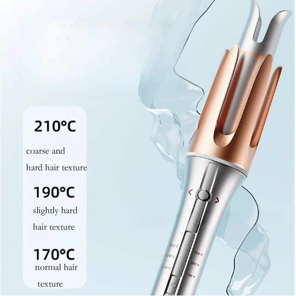 Automatic Curling Iron Large Curl Negative Ion Hair Styling Tool for Women Damage Free Hair Curling Wand Big Wave Hair