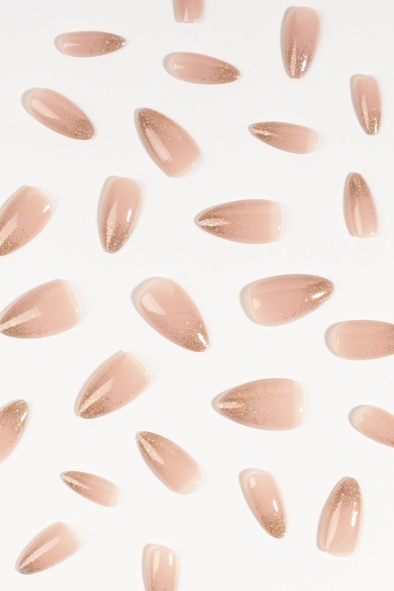 Bonmuz Golden Prosperity | Soft & Durable Press - On Nails - GloMode