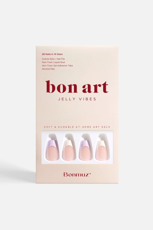 Bonmuz Lilac Touch | Soft & Durable Press - On Nails - GloMode