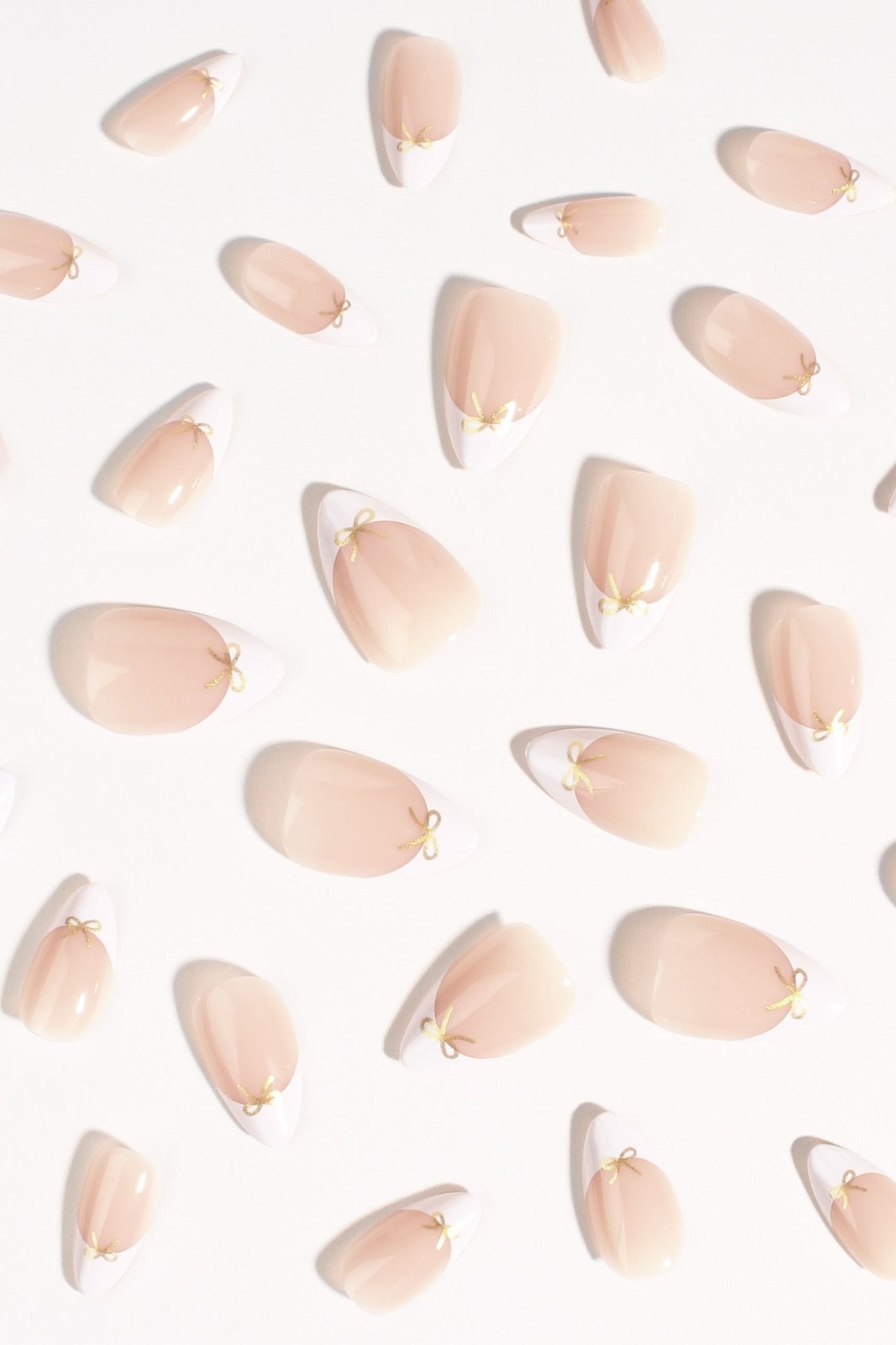 Bonmuz Petite Bow - tique | Soft & Durable Press - On Nails - GloMode