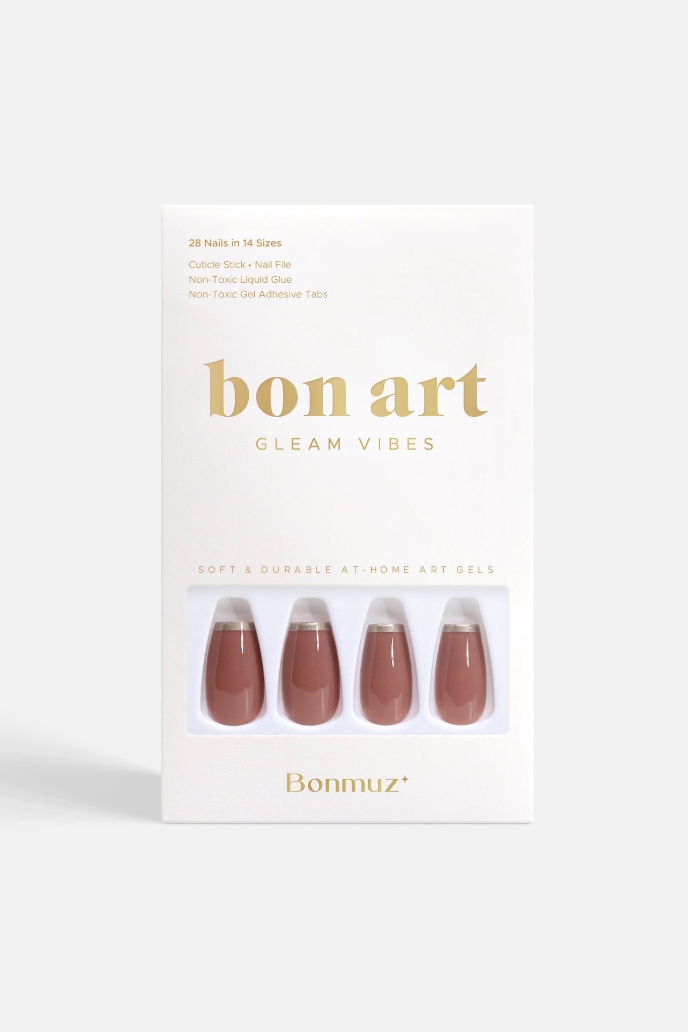 Bonmuz Rose Fantasy | Soft & Durable Press - On Nails - GloMode