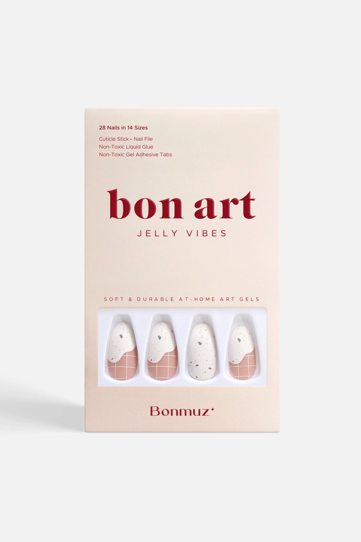 Bonmuz Sundaes and Cones | Soft & Durable Press - On Nails - GloMode