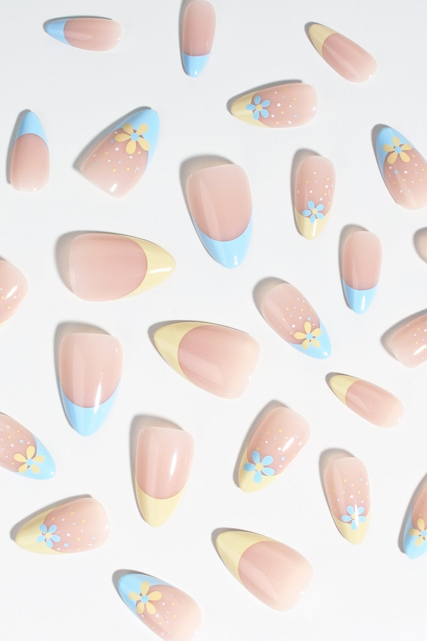 Bonmuz Sunny Halo | Soft & Durable Press - On Nails - GloMode