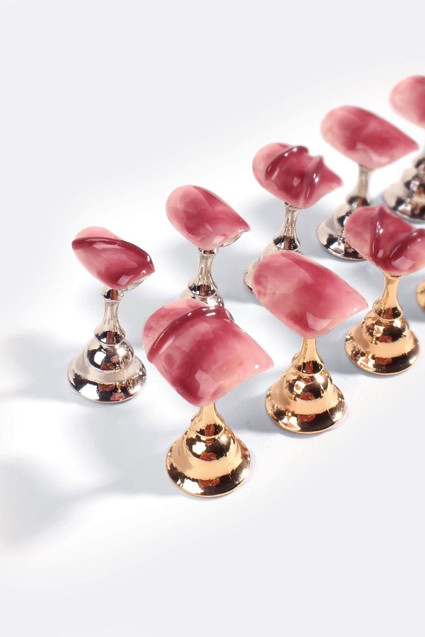 Bonmuz Vintage Garnet | Pro Handmade Gel Nails - GloMode