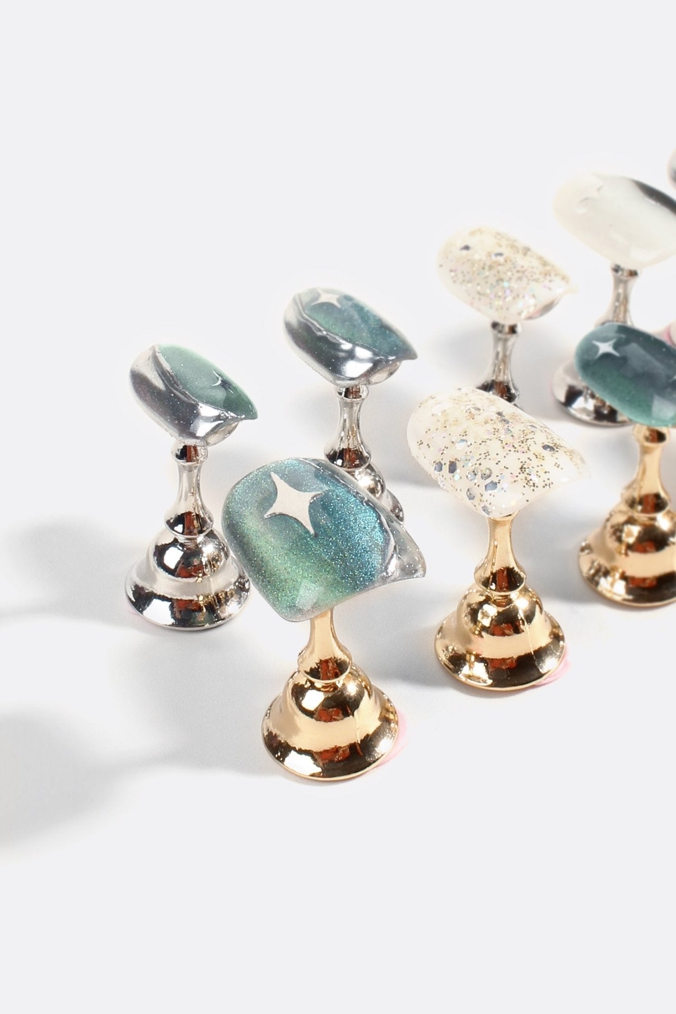 Bonmuz Woodland Glitter Gala | Pro Handmade Gel Nails - GloMode